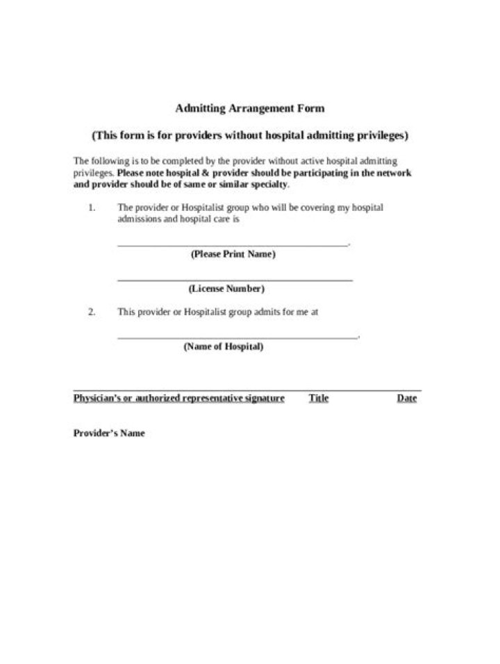 Admitting Privileges - How To Discuss