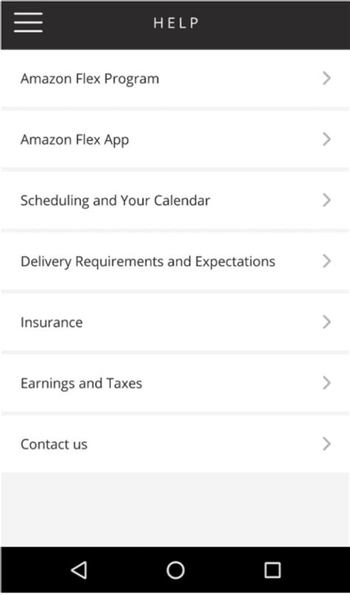 Amazon Flex App - How To Discuss
