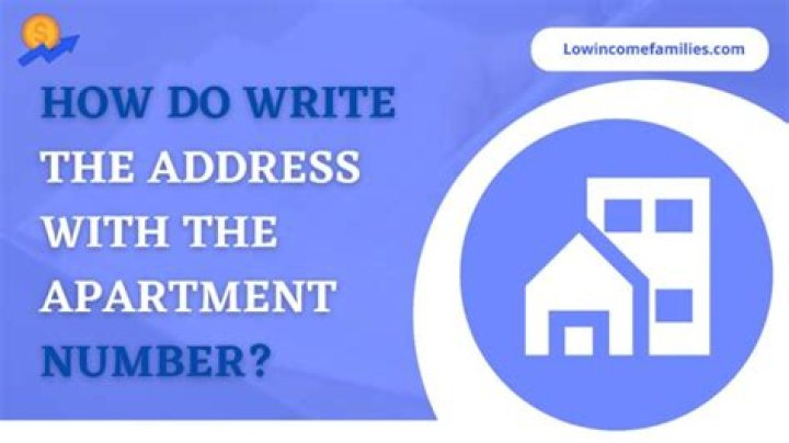 Apartment number - How To Discuss