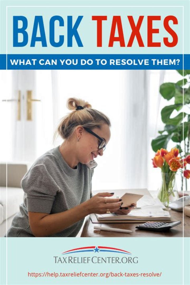 Back taxes - How To Discuss