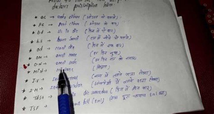 Bdpc Meaning In Prescription - How To Discuss