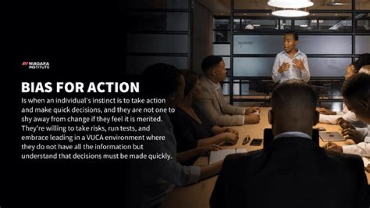 Bias for action - How To Discuss