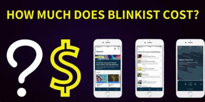 Blinkist cost - How To Discuss