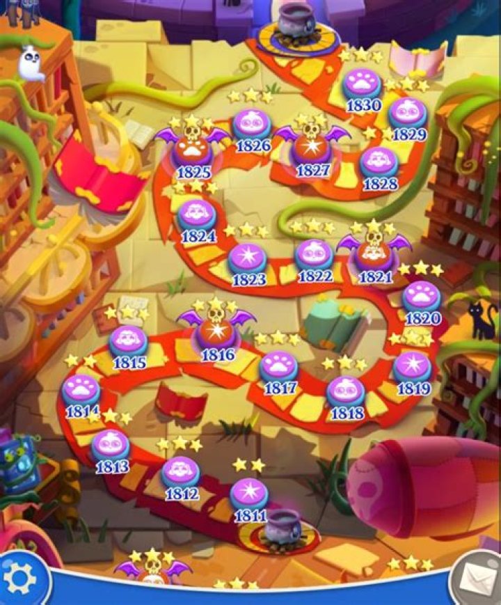 Bubble Witch 2 Levels With Clouds
