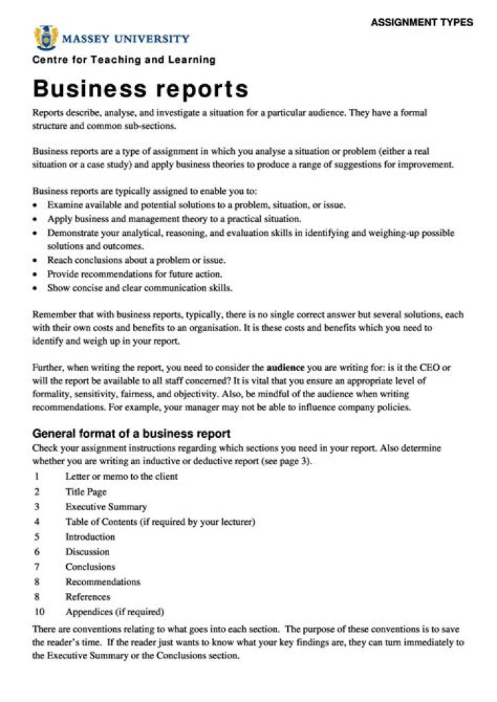 Business information report - How To Discuss