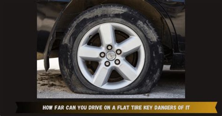 Can you drive on a flat tire