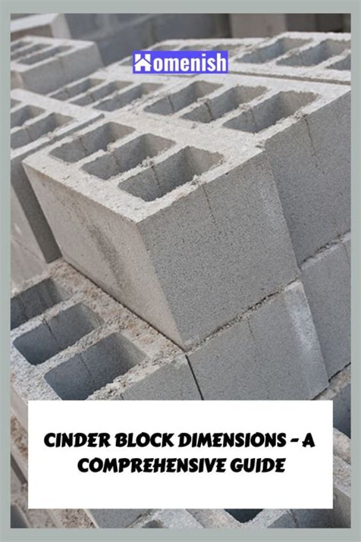 Cinder block dimensions - How To Discuss