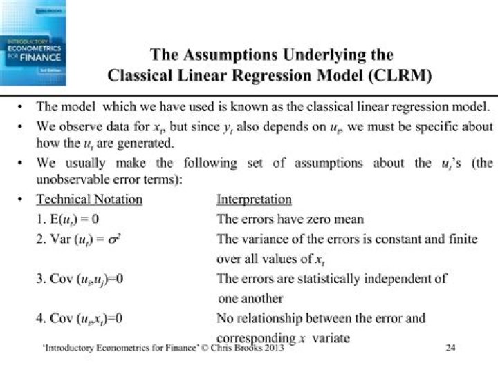Classical linear regression (CLR) - How To Discuss