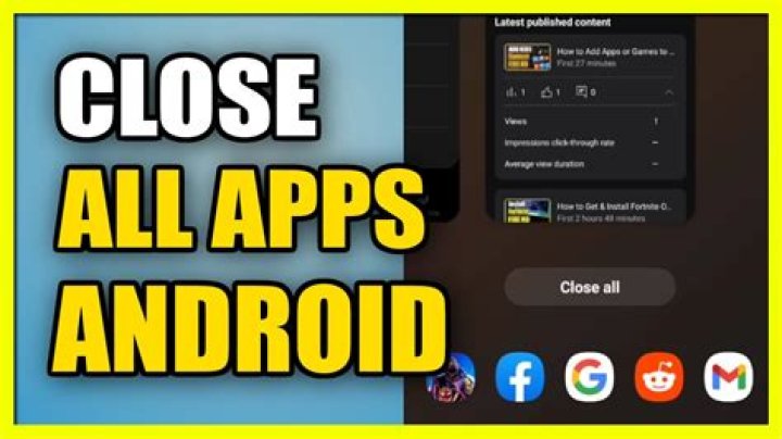 Close all apps - How To Discuss