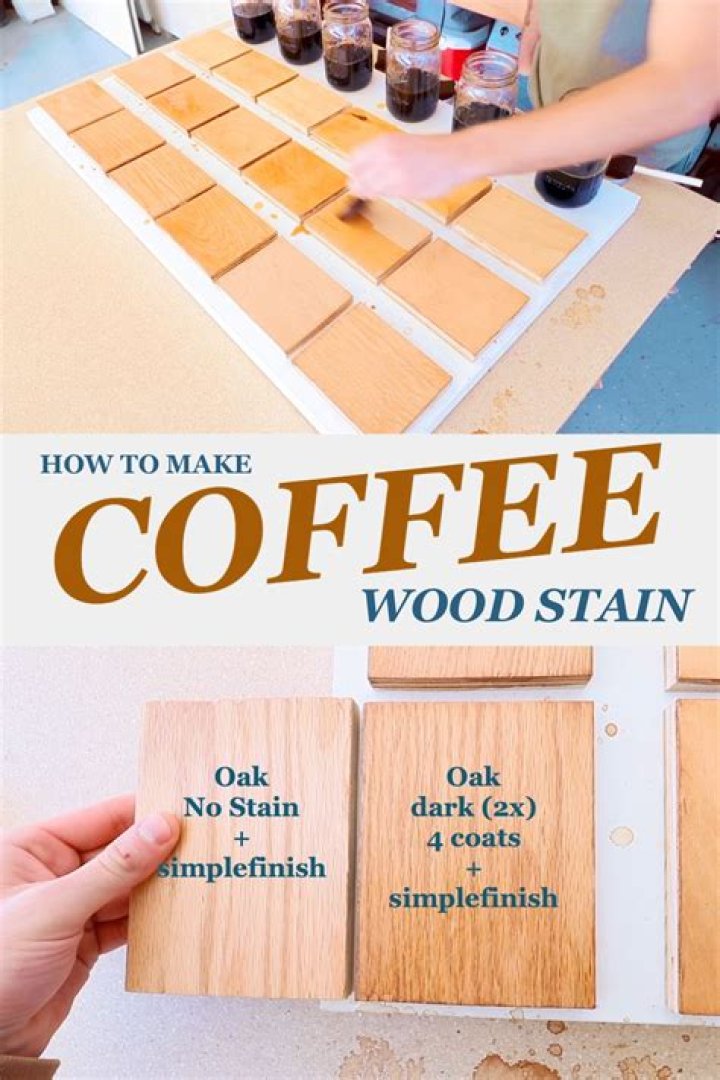 Coffee Wood Stain - How To Discuss