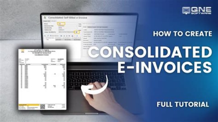 Consolidated invoice - How To Discuss