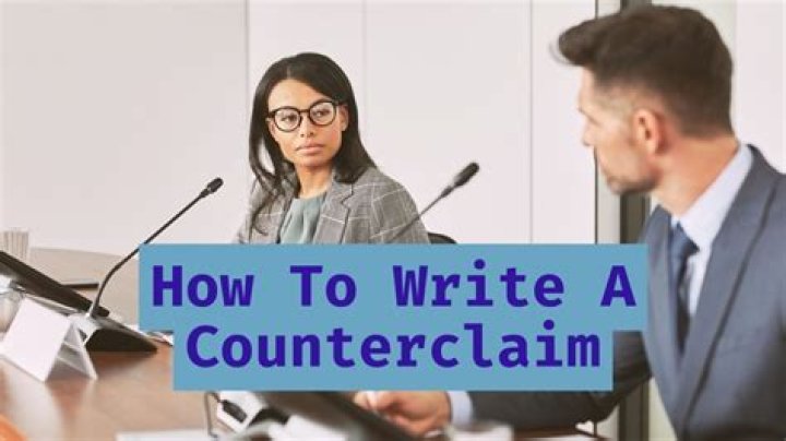 Counterclaim - How To Discuss