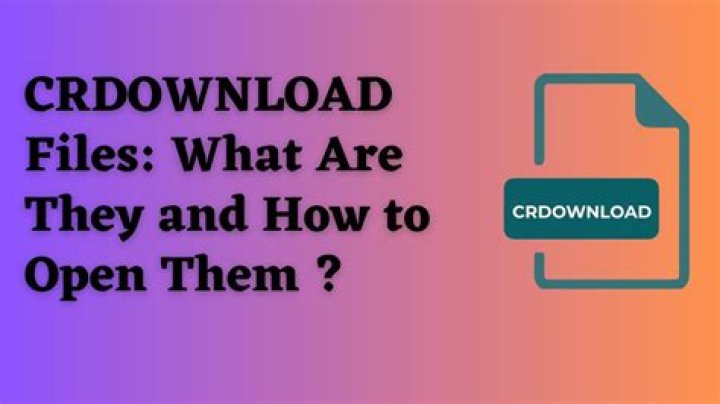 Crdownload file - How To Discuss