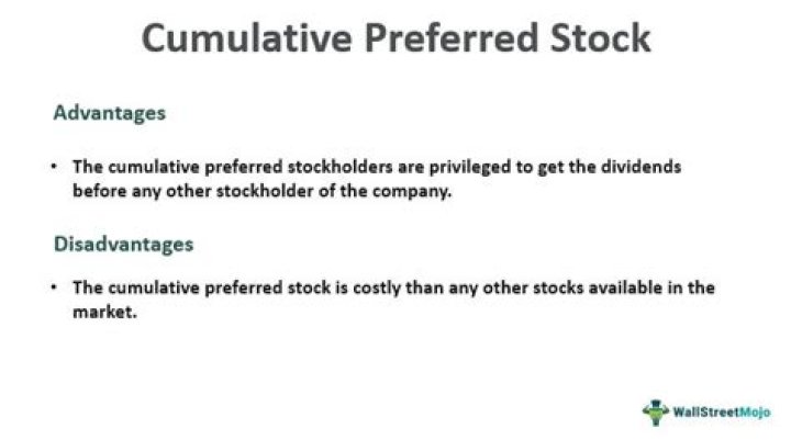 Cumulative preferred stock - How To Discuss