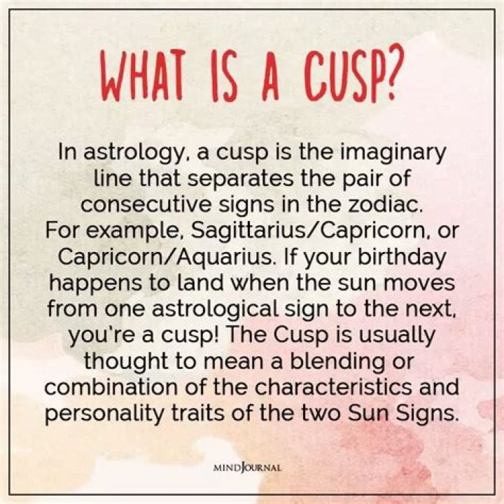 Cusp signs - How To Discuss