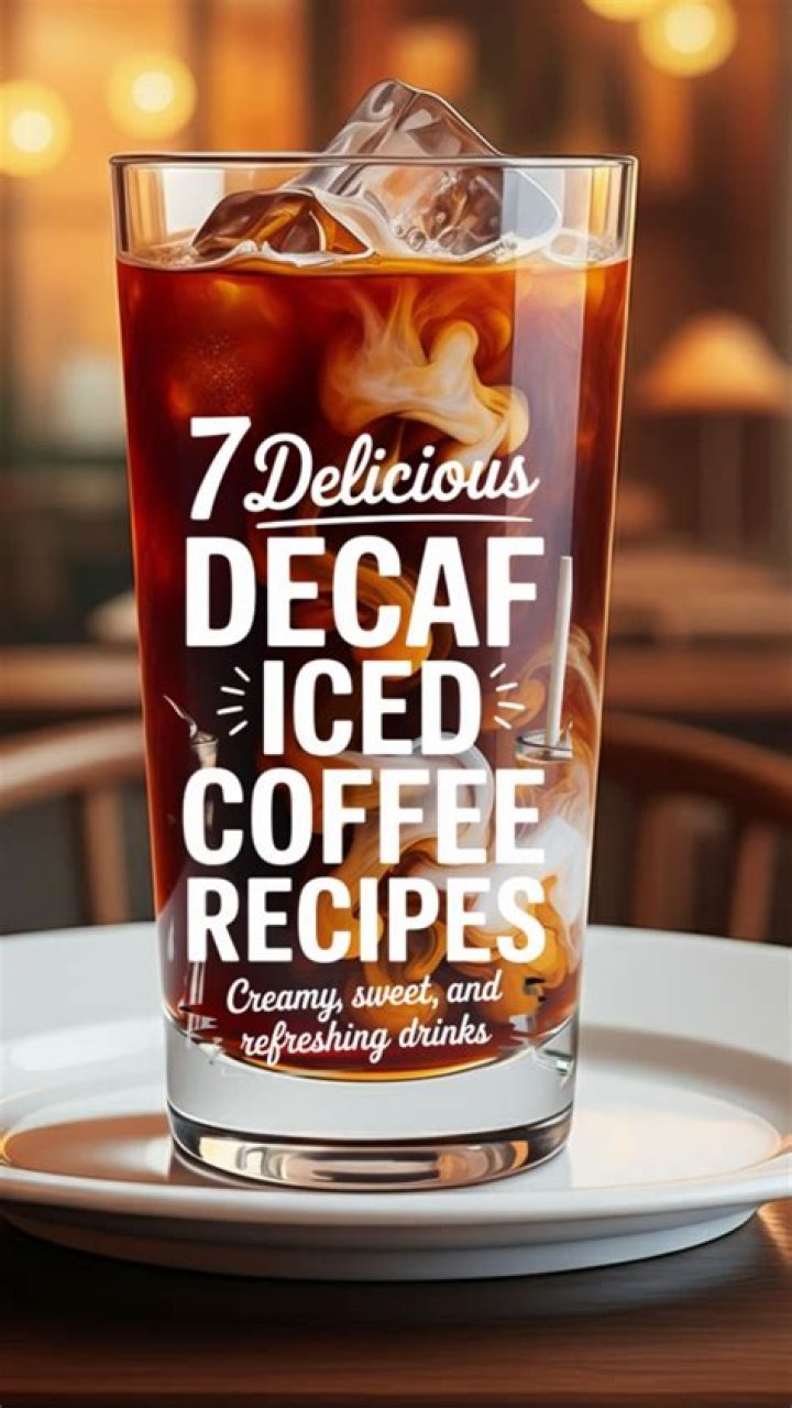 Decaf iced coffee - How To Discuss