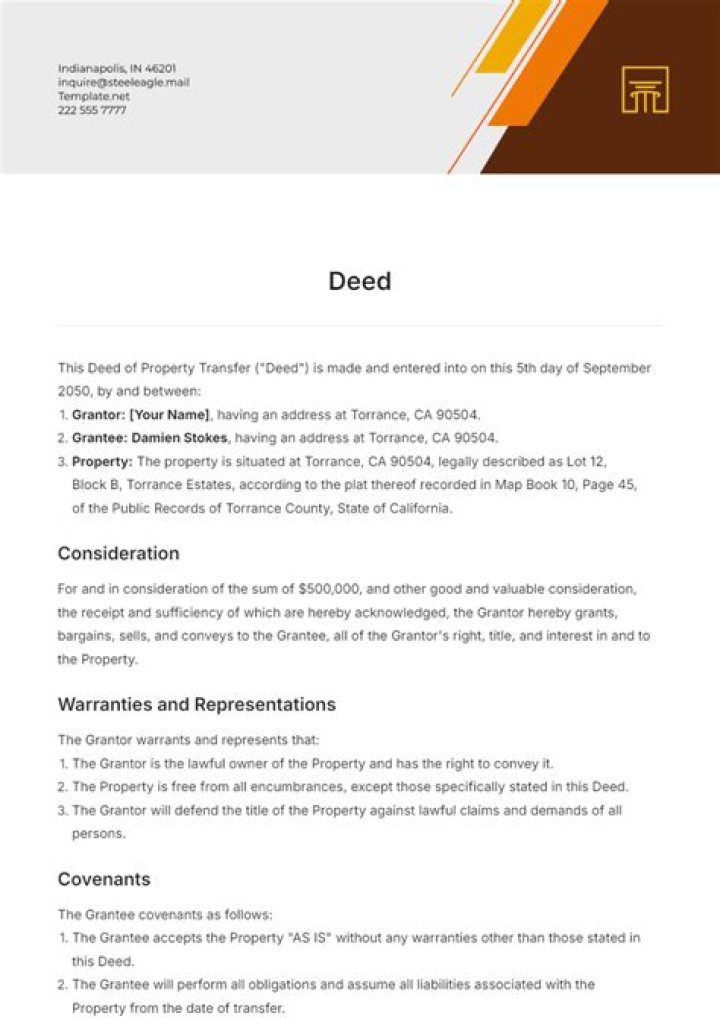 Deed of assignment - How To Discuss