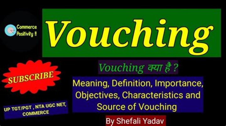 Define vouch - How To Discuss