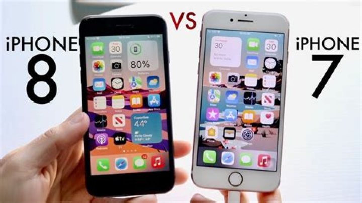Difference between iphone 7 and 8