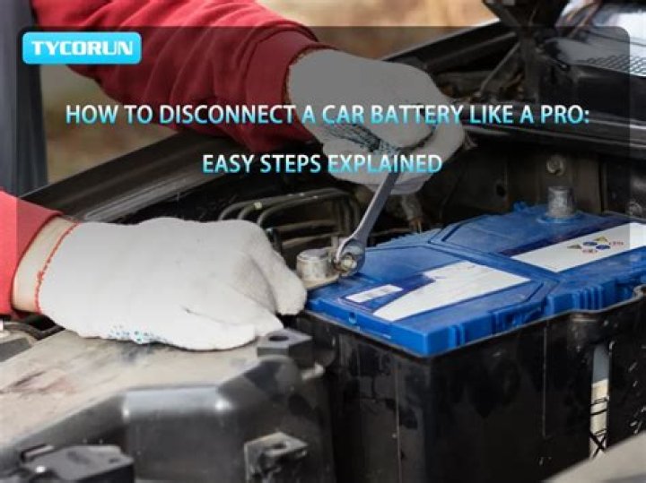 Disconnect car battery - How To Discuss