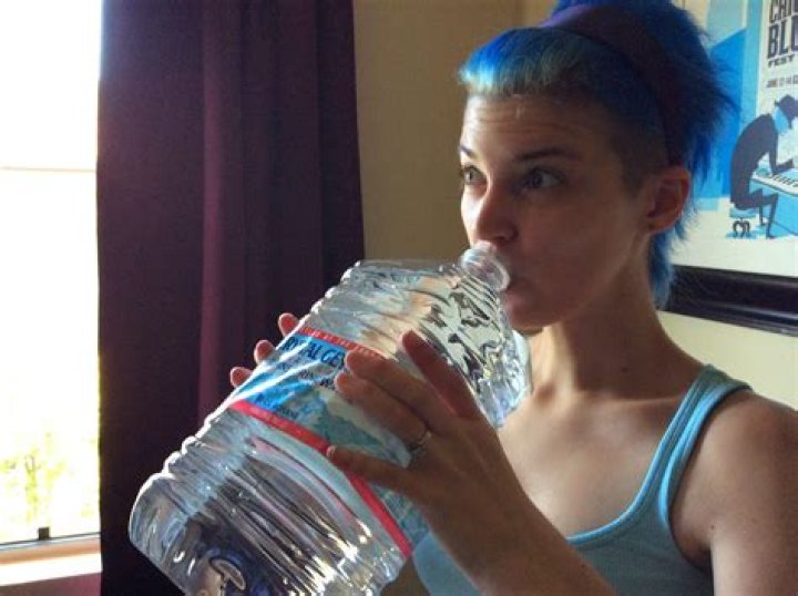 Drinking a gallon of water