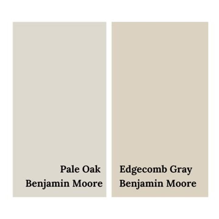 Edgecomb Gray Vs Pale Oak