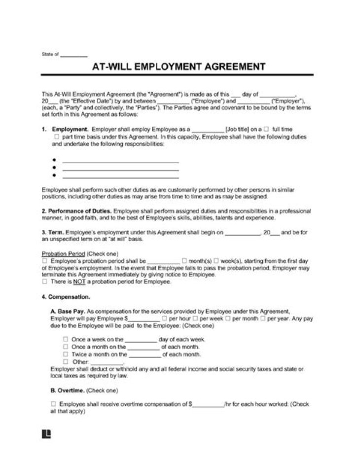 Employment at will - How To Discuss