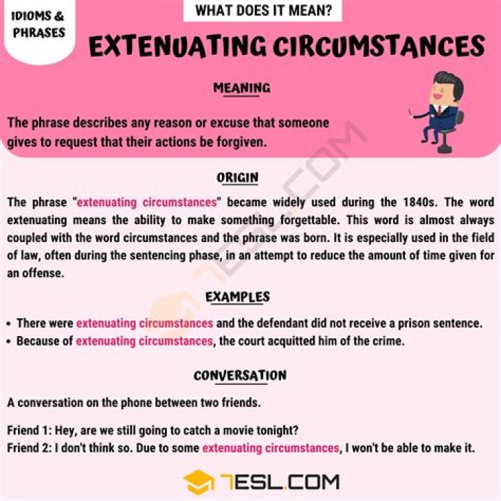 Extenuating Circumstances - How To Discuss
