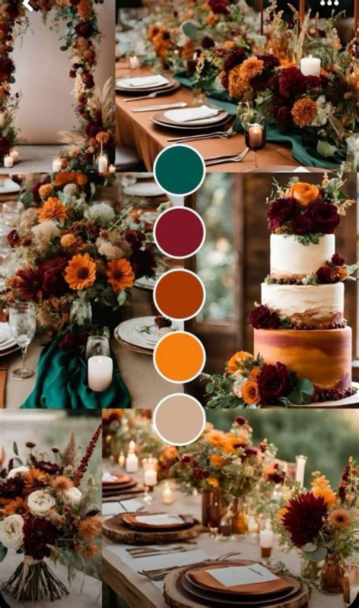 Fall wedding color schemes - How To Discuss