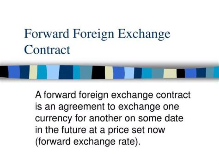 Foreign exchange contract - How To Discuss