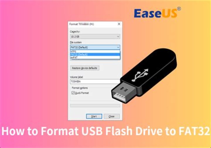 Format usb to fat32 - How To Discuss