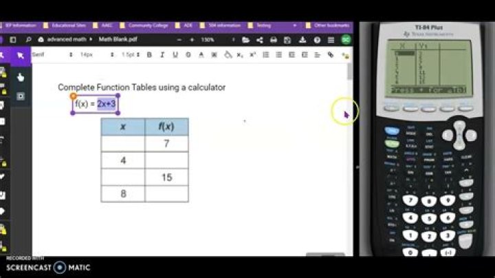 Function table calculator - How To Discuss