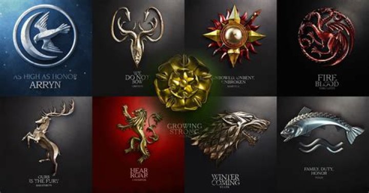 Game of Thrones Houses List