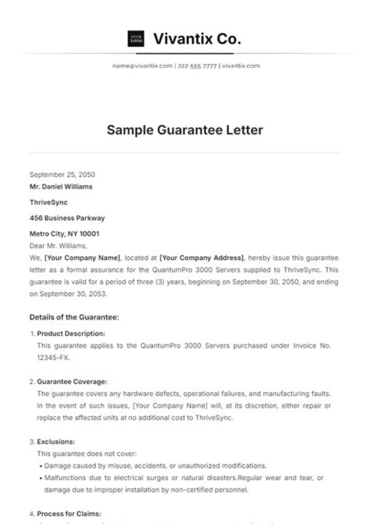 Guarantee Company - How To Discuss
