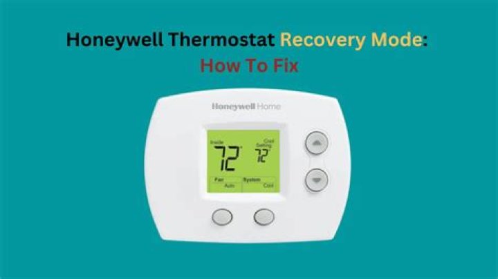 Honeywell Thermostat Recovery - How To Discuss