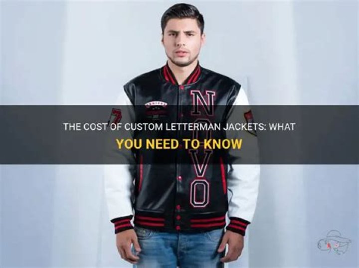 How Much Do Letterman Jackets Cost