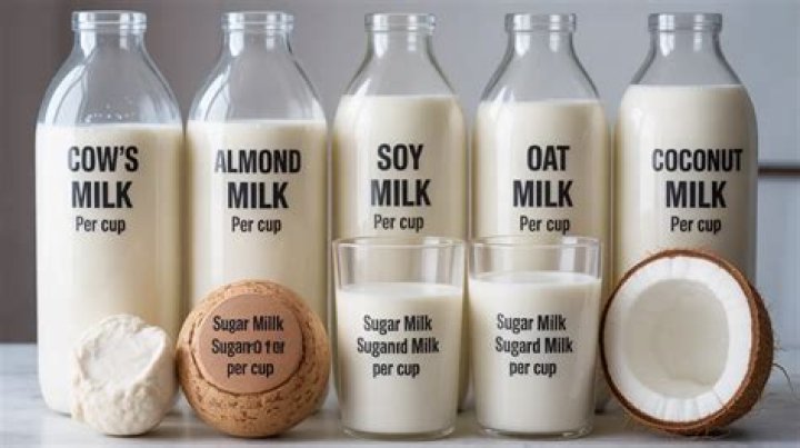 How much sugar is in milk