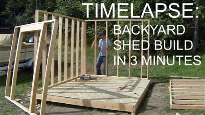 How to build a storage shed
