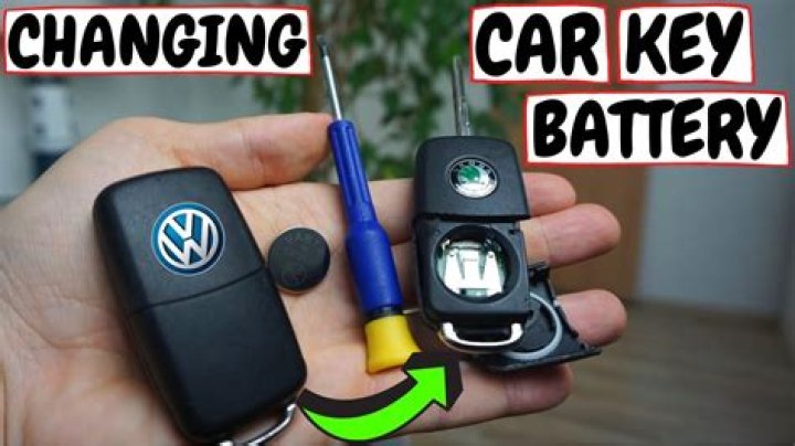 How to change car key battery