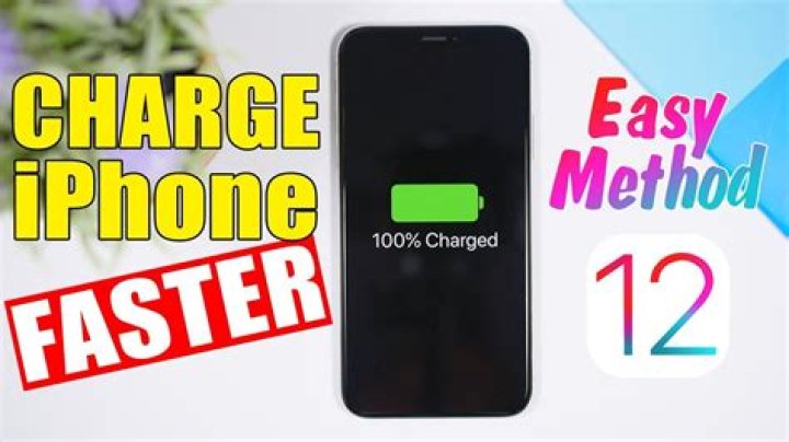 How to charge iphone faster