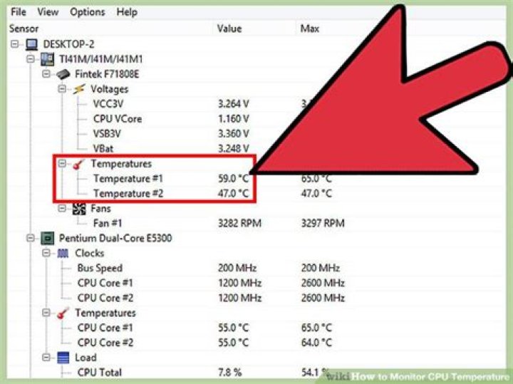 How to check pc temperature