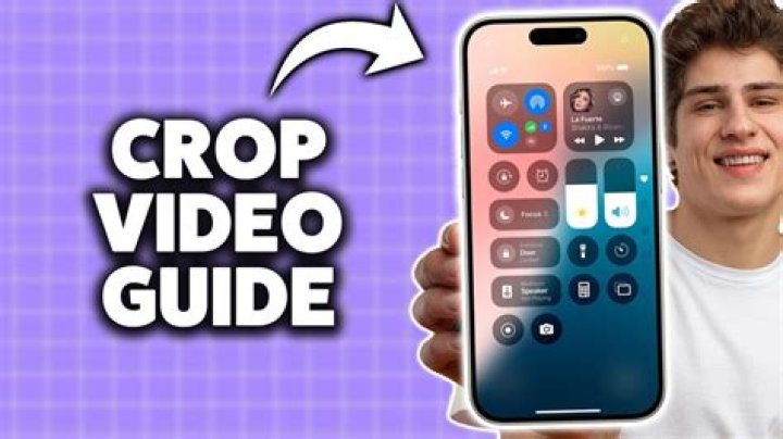 How to crop a video on iphone