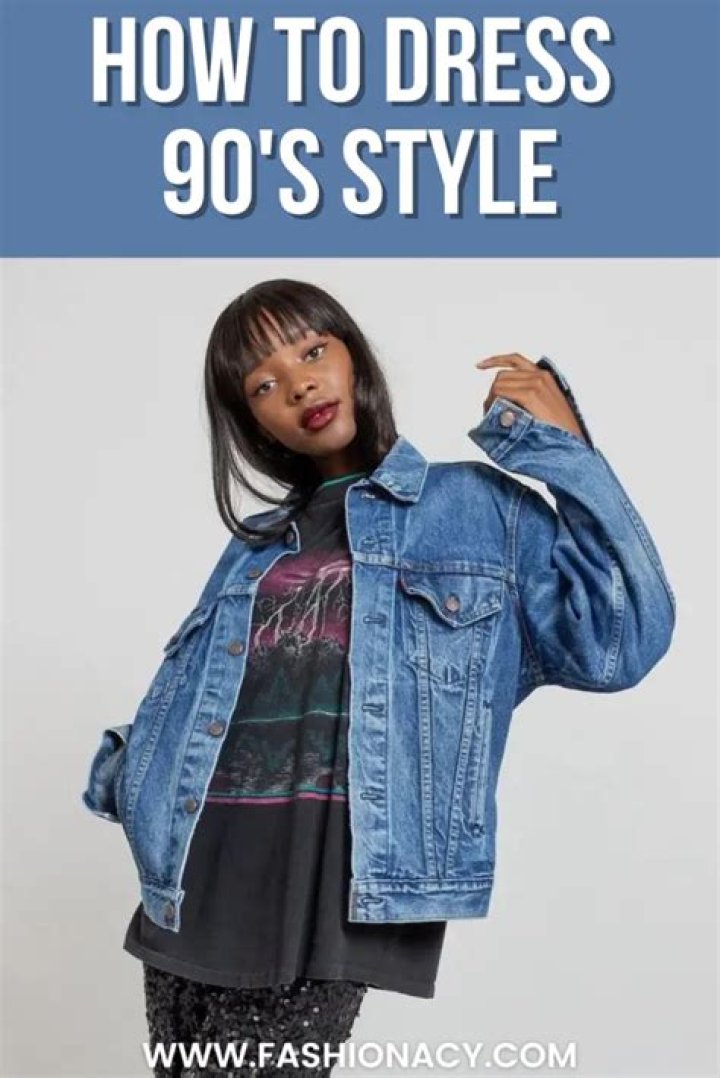 How to dress 90s female