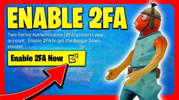 How to get 2fa in fortnite