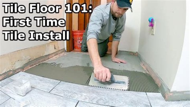 How to lay floor tiles