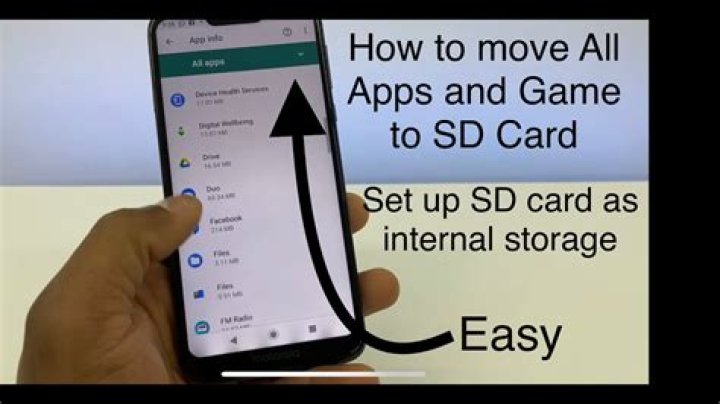 How to move apps to sd card