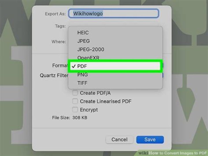How to save image as pdf