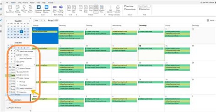 How to share outlook calendar with others