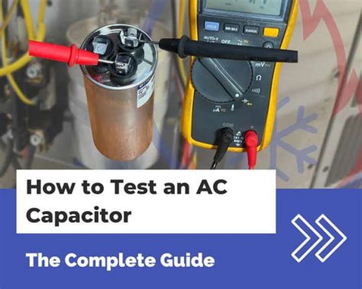 How to test ac capacitor