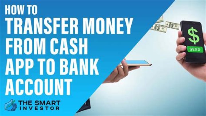 how to transfer money from cash app to bank account?